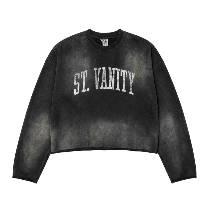 Saint Vanity Ash Black Crew &amp; Short Set