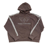 HMDD Washed Brown Butterfly Hoodie