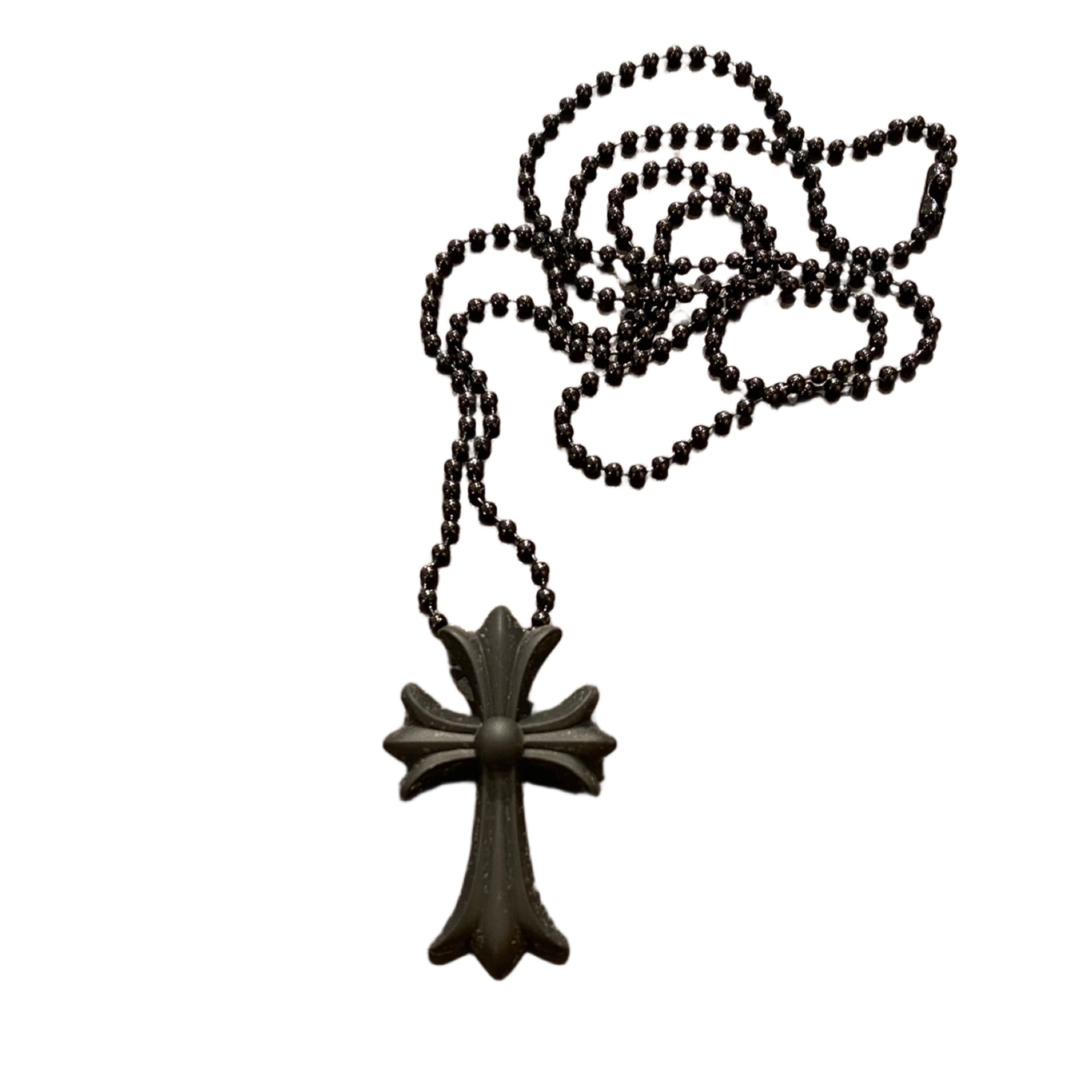 Chrome Hearts Silicone Cross Pendant Necklace