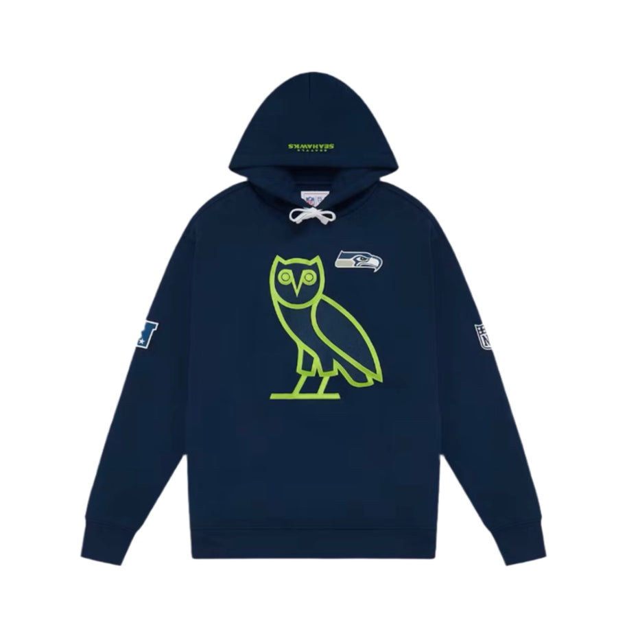 OVO x NFL Seattle Seahawks OG Hoodie Blue