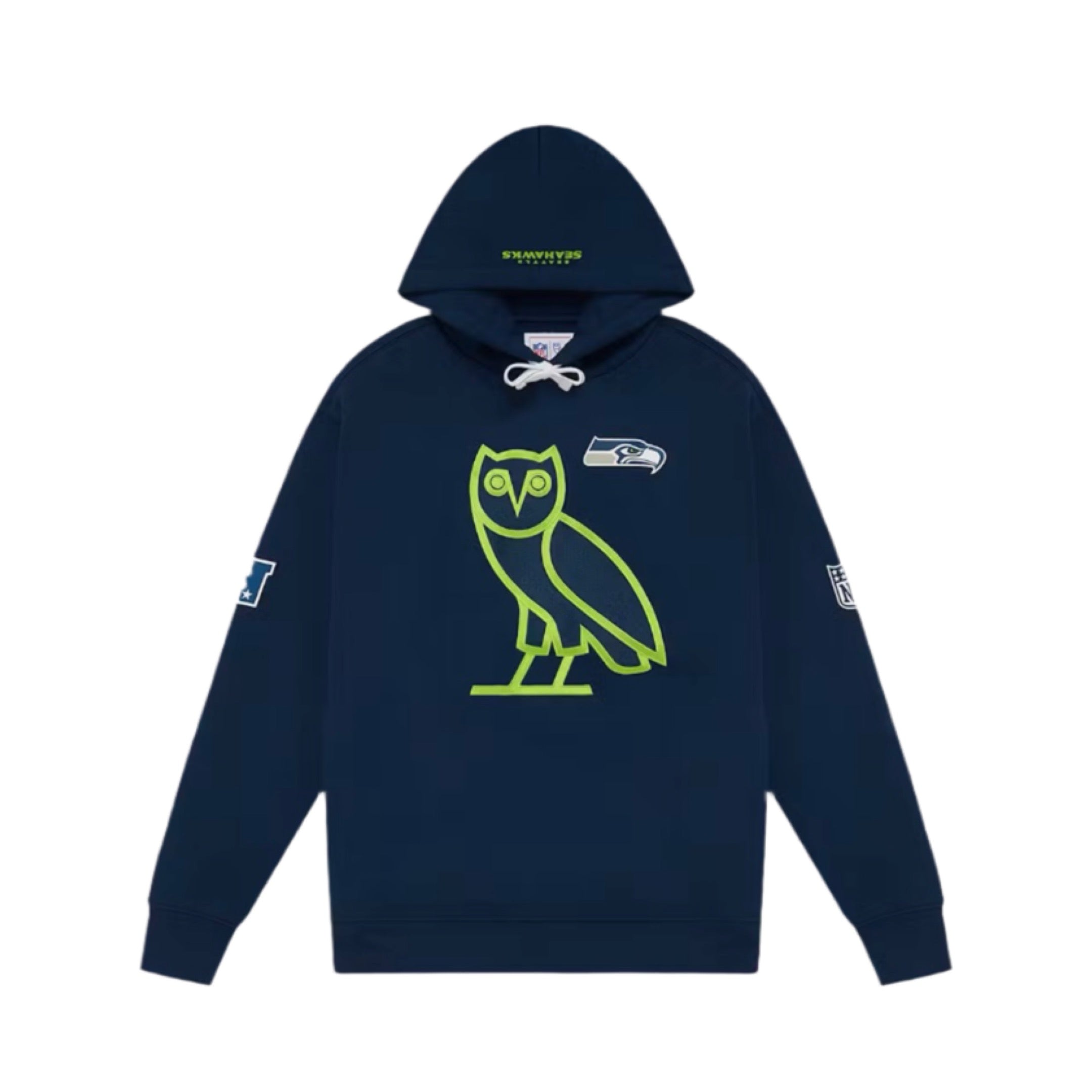 OVO x NFL Seattle Seahawks OG Hoodie Blue