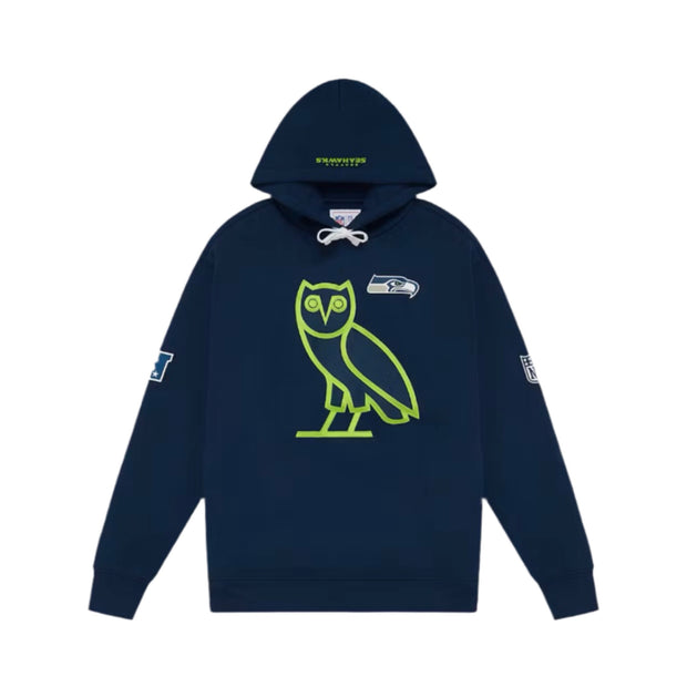 OVO x NFL Seattle Seahawks OG Hoodie Blue