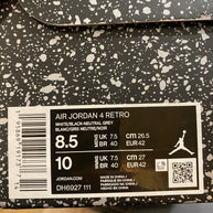 Jordan 4 Retro Military Black (PREOWNED)