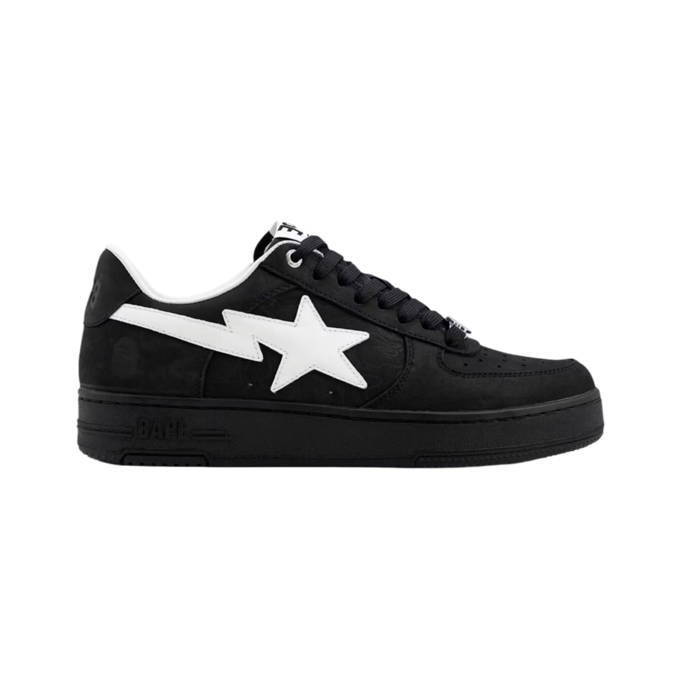 A Bathing Ape Bape Sta #4 Black White