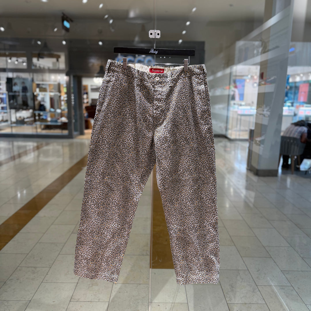 Supreme Cheetah Chino Pants (PREOWNED)