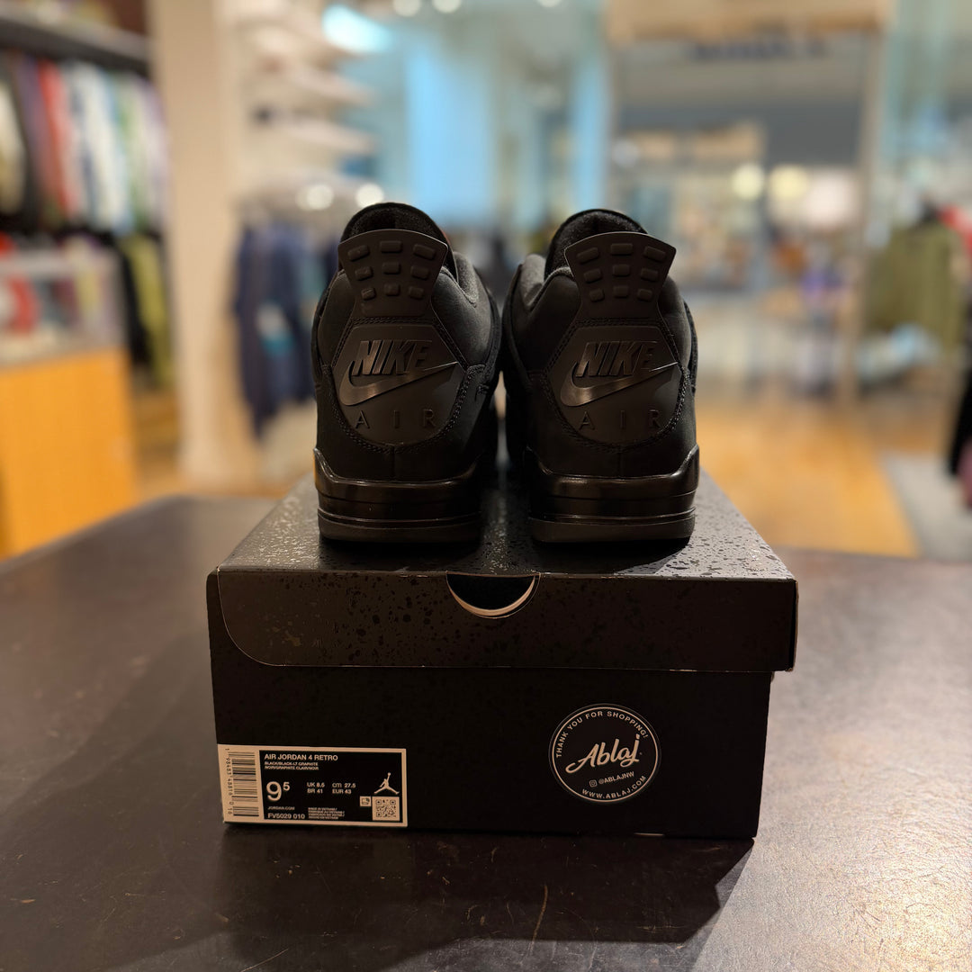 Jordan 4 Retro Black Cat (2025) (PREOWNED)