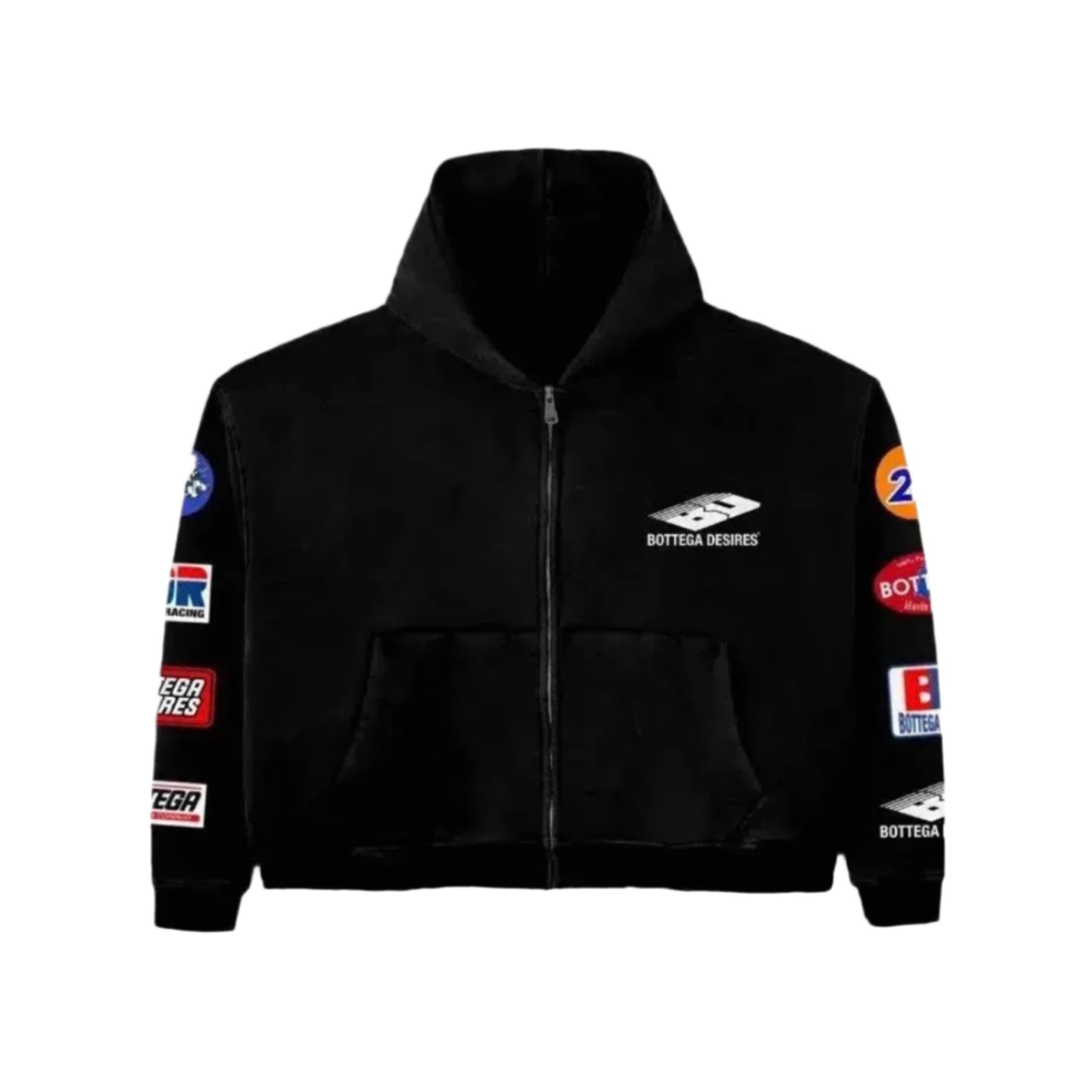 Bottega Desires Patches Jacket Black