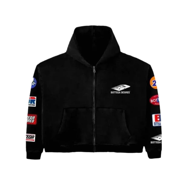 Bottega Desires Patches Jacket Black