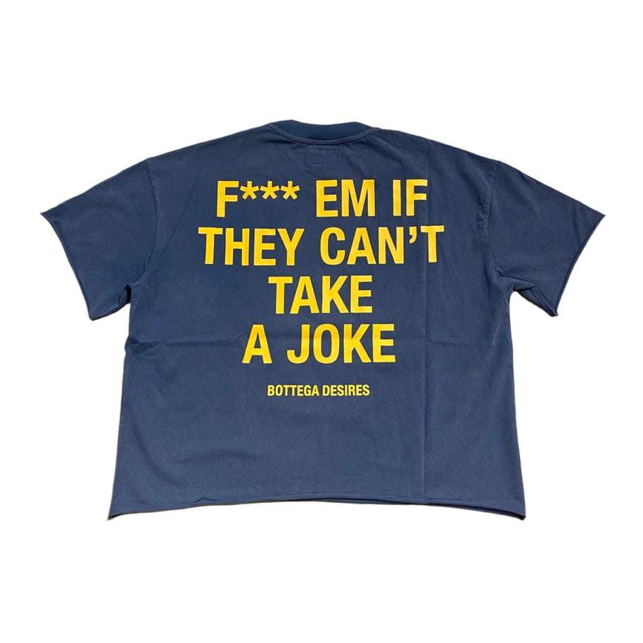Bottega Desires Fuck Em Tee Blue