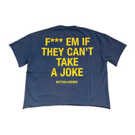 Bottega Desires Fuck Em Tee Blue