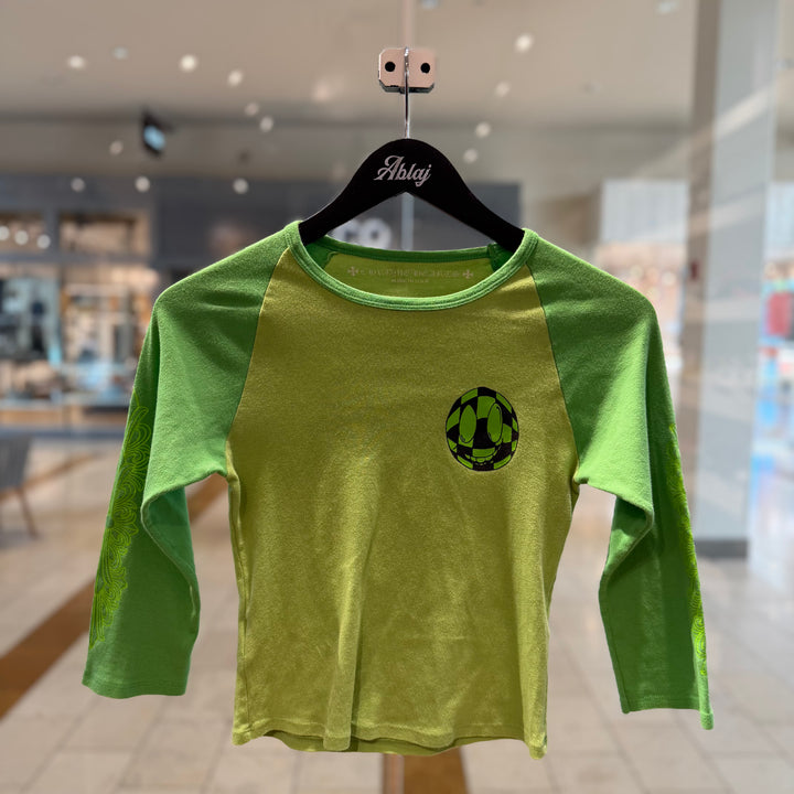 Chrome Hearts Green Matty Boy Baseball Tee (Women&