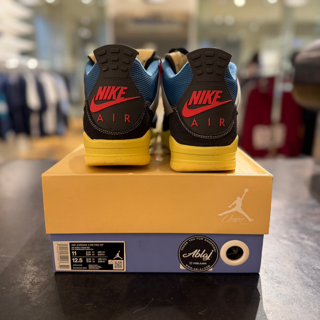 Jordan 4 Retro Union Off Noir (PREOWNED)