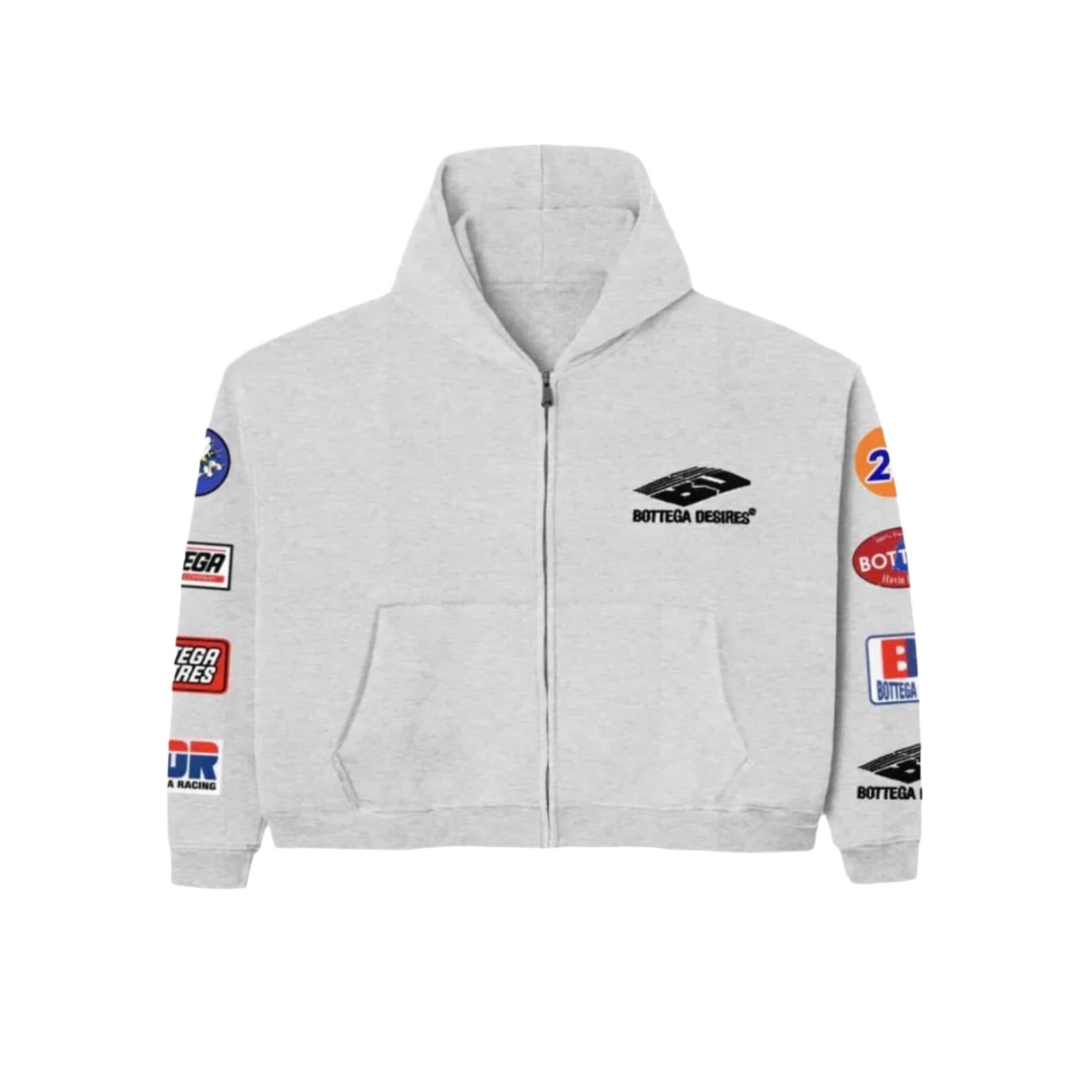 Bottega Desires Patches Jacket Grey