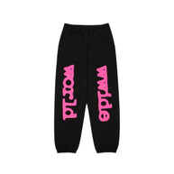 SP5DER Beluga Angel Number Sweatpants Black