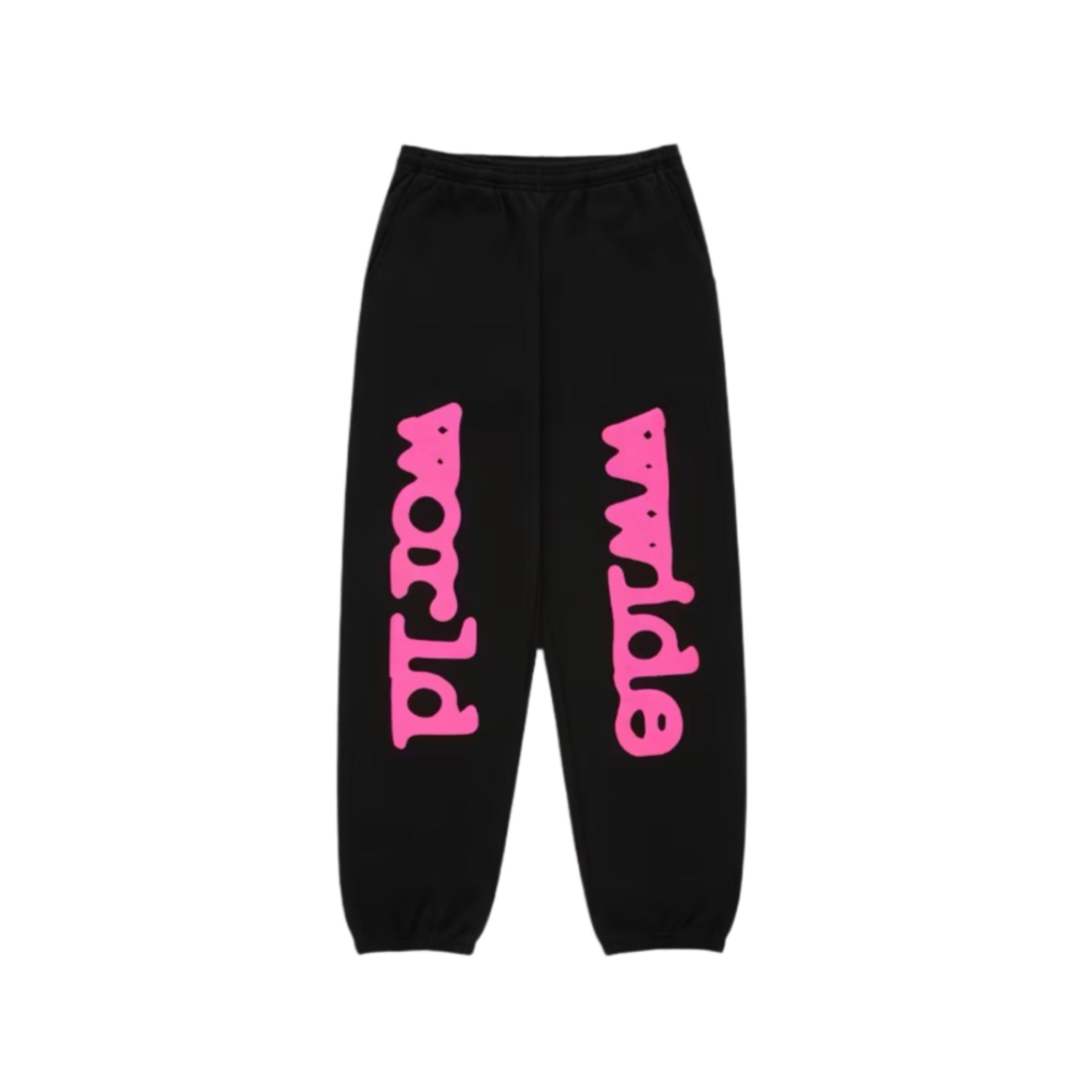 SP5DER Beluga Angel Number Sweatpants Black