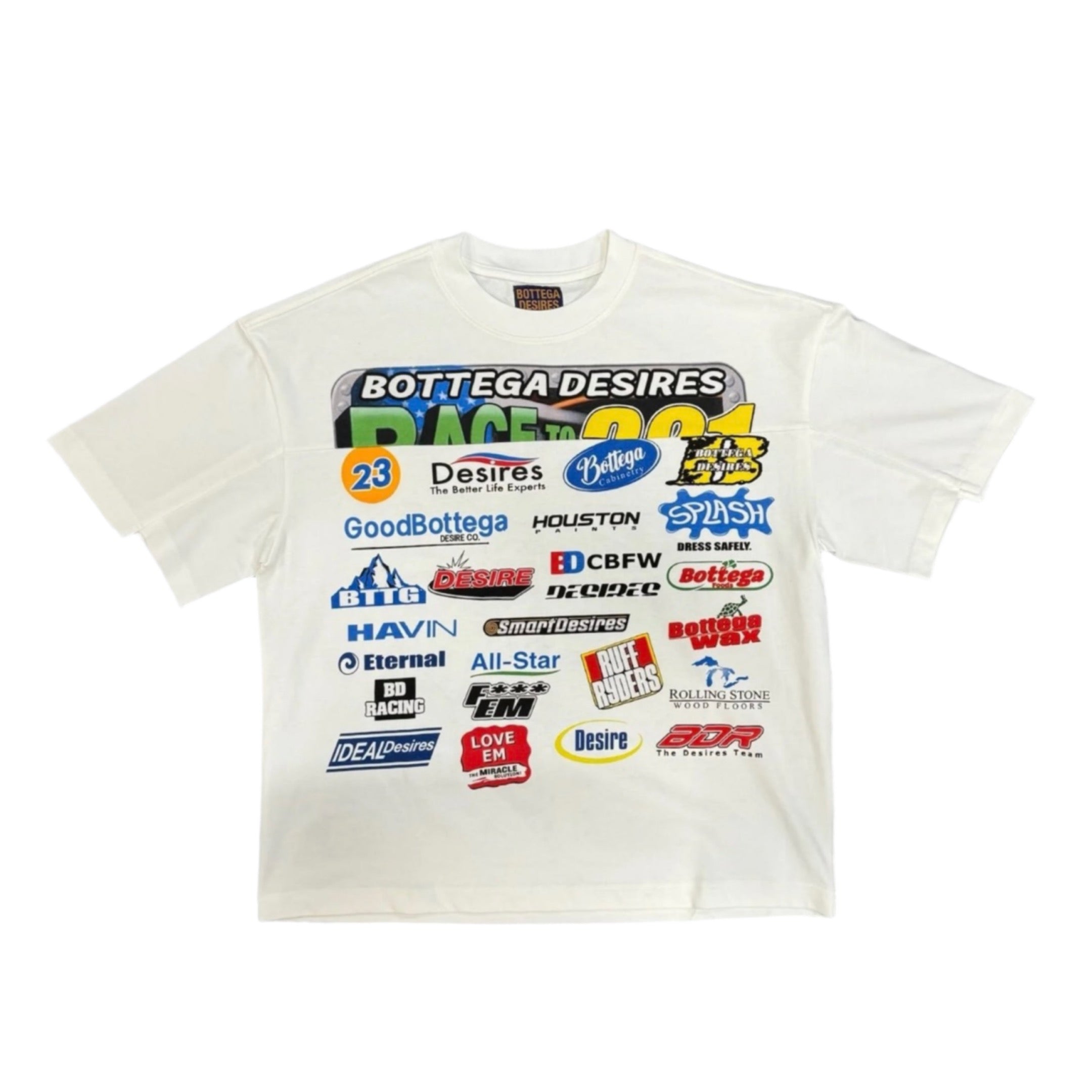 Bottega Desires Race T-Shirt White