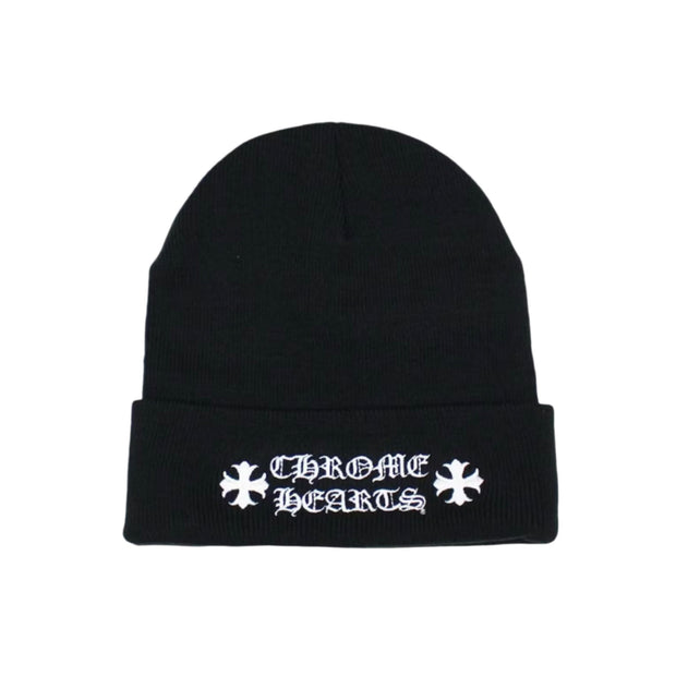 Chrome Hearts Logo Beanie Black