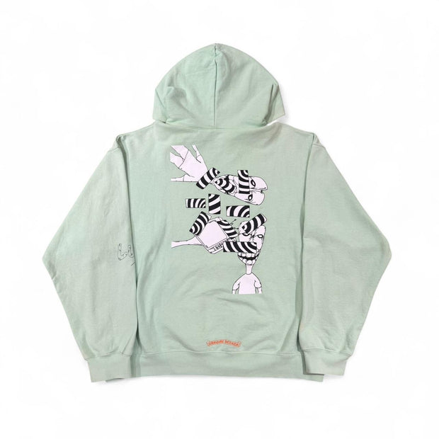 Chrome Hearts Matty Boy Lust Hoodie Mint Green (PREOWNED)