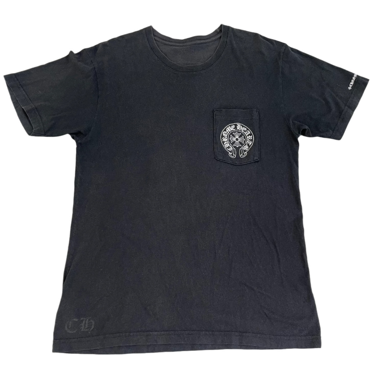 Chrome Hearts Black Horseshoe Pocket Tee (PREOWNED)