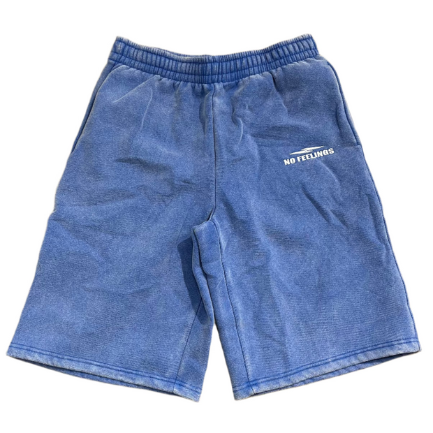 No Feelings Blue Sweat Shorts