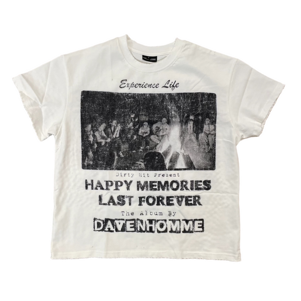Daven Homme Happy Memories Tee White