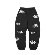 Corteiz x Denim Tears Island Wreath Sweats Black