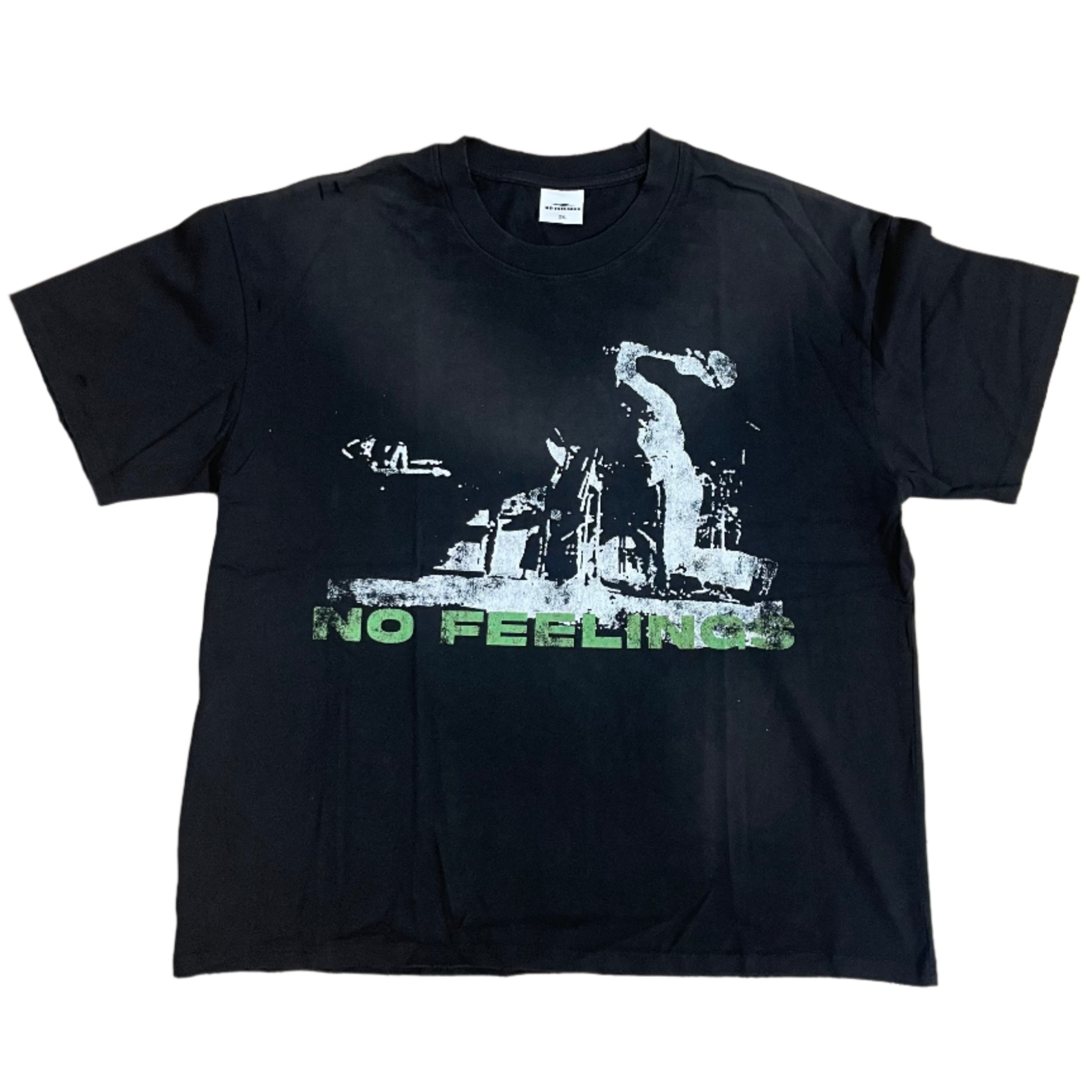 No Feelings Rock Band Tee