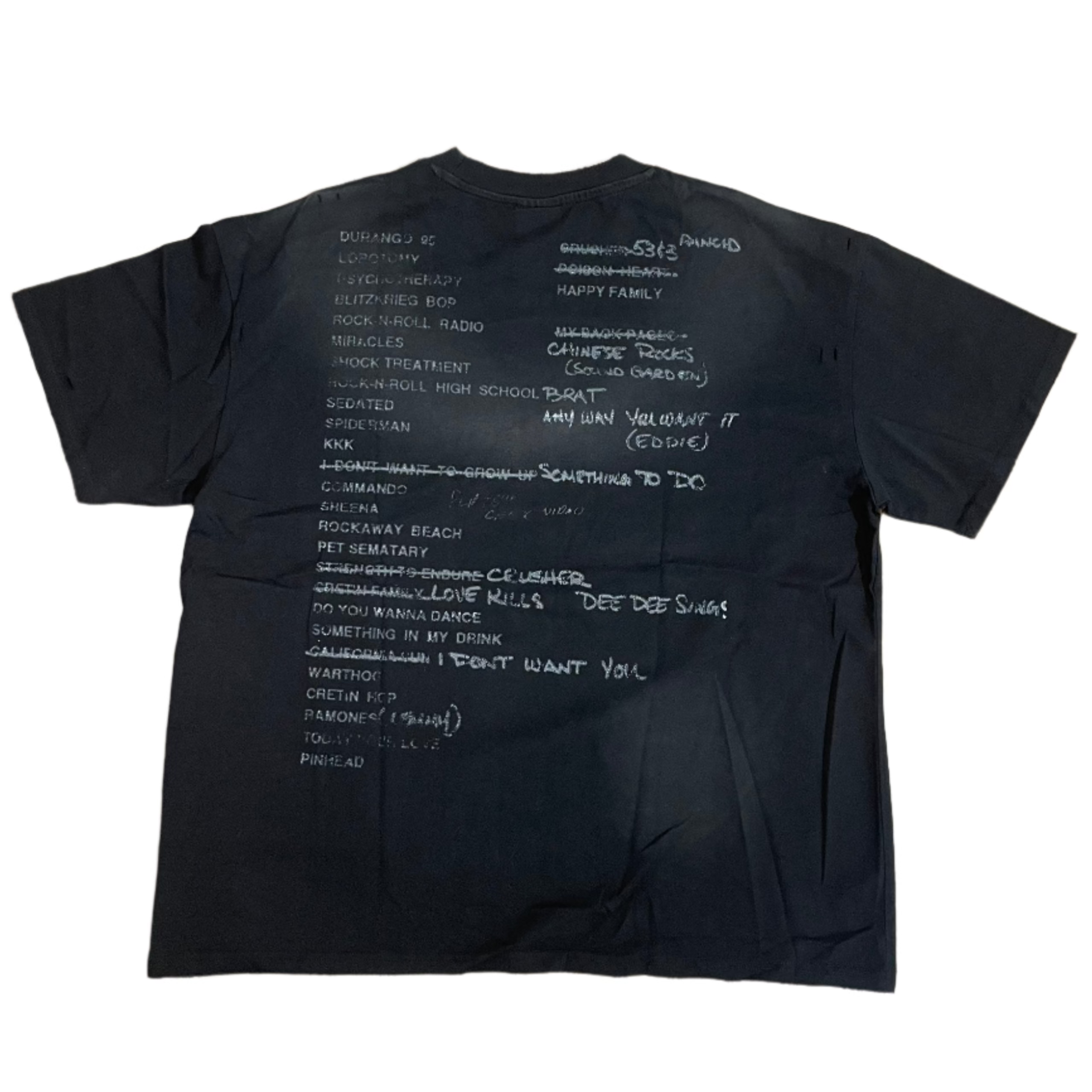 No Feelings Rock Band Tee
