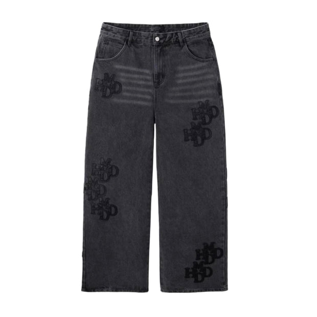 HMDD Black Double Patch Pant