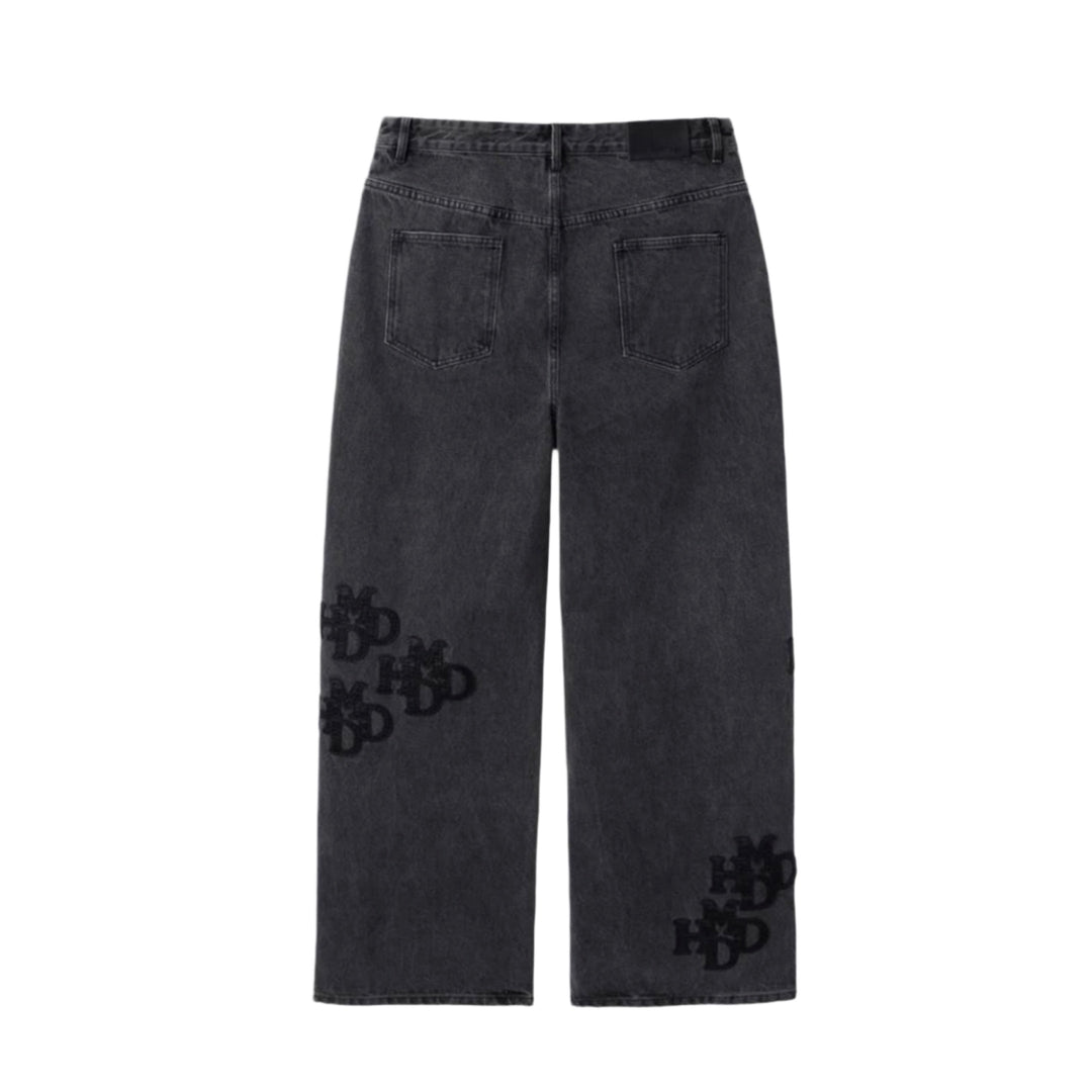 HMDD Black Double Patch Pant