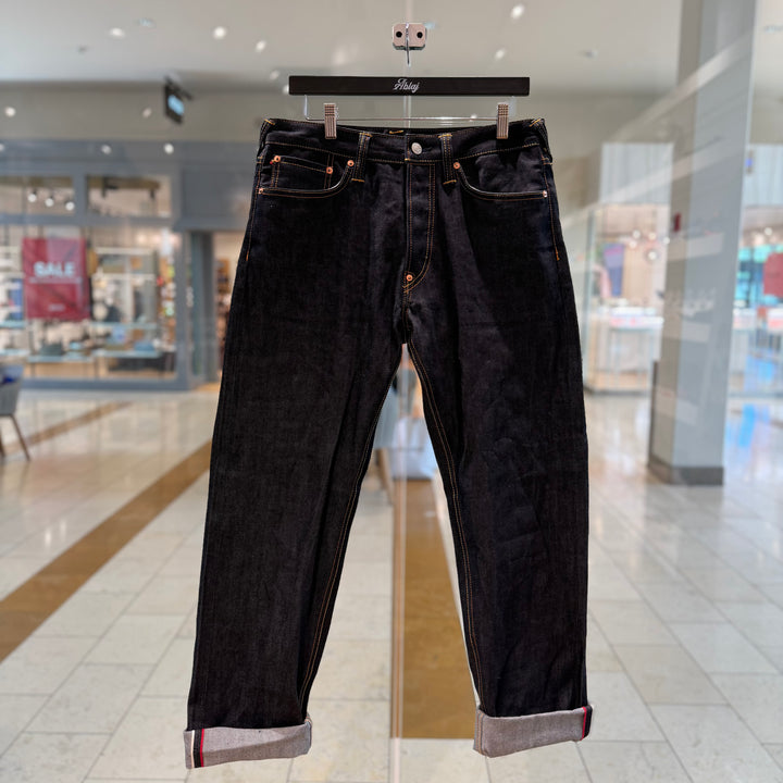 Evisu Daicock Print Yellow Navy Jeans