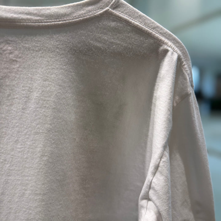 Chrome Hearts Neck Logo White L/S Tee (PREOWNED)