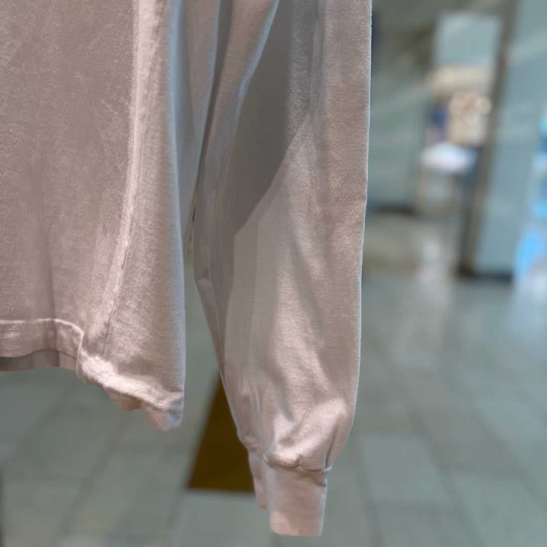 Chrome Hearts Neck Logo White L/S Tee (PREOWNED)