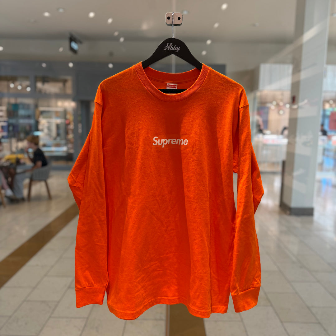 Supreme Orange Box Logo Longsleeve (PREOWNED)