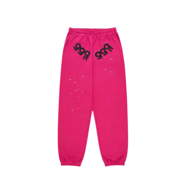 SP5DER Angel Number Sweatpant Pink