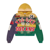 Vale Collage Zip Up Mardi Gras