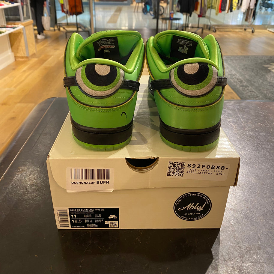 Nike SB Dunk Low The Powerpuff Girls Buttercup (PREOWNED)