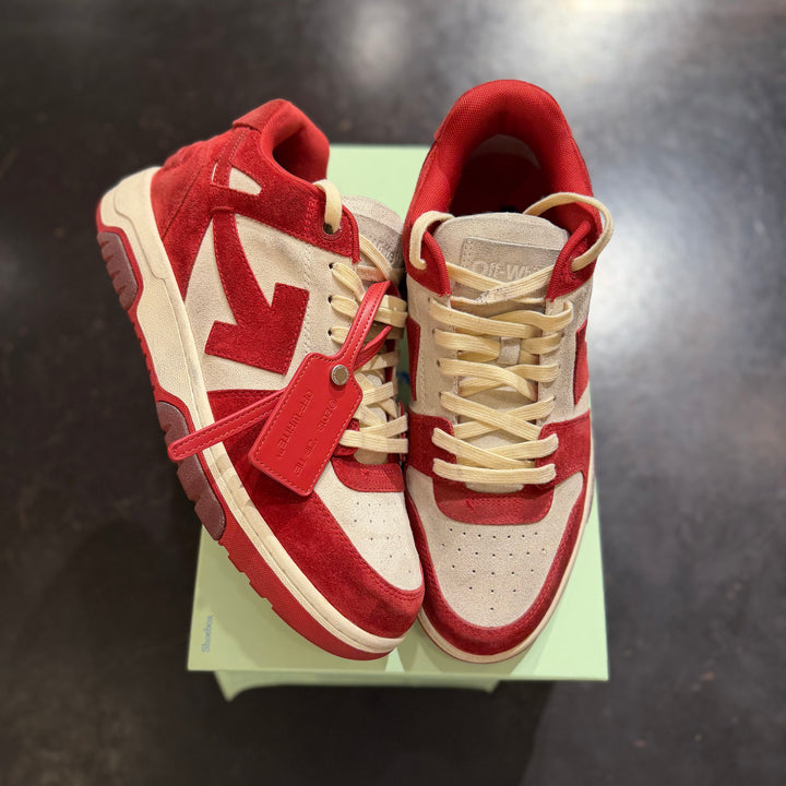 Off White Out of Office "Light Red" SZ 44 (PREOWNED)