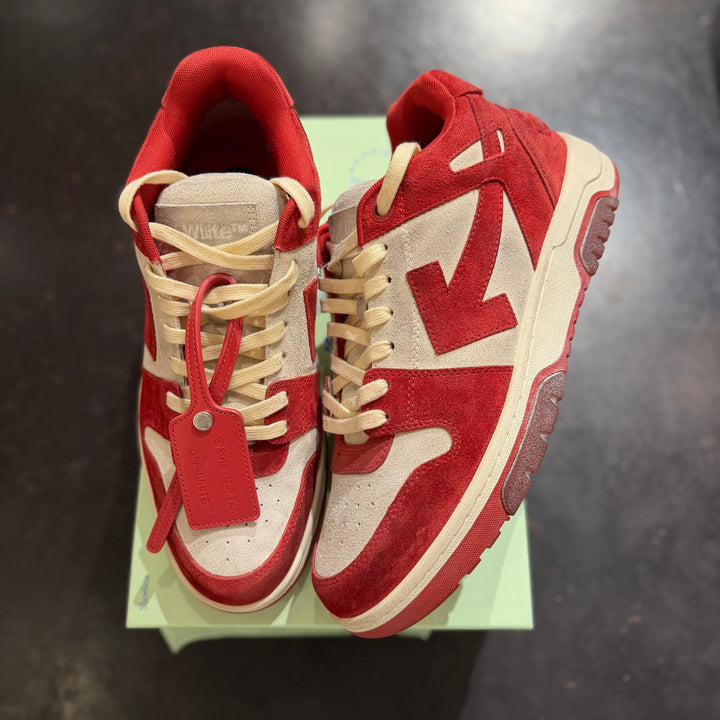Off White Out of Office "Light Red" SZ 44 (PREOWNED)