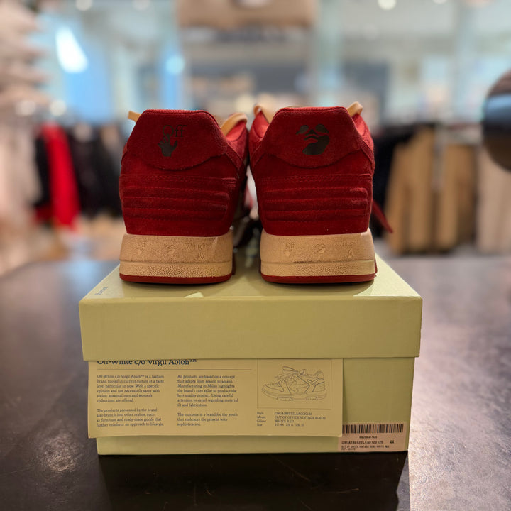 Off White Out of Office "Light Red" SZ 44 (PREOWNED)