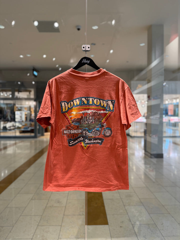 Harley-Davidson Vintage 1996 Downtown Seattle T-Shirt