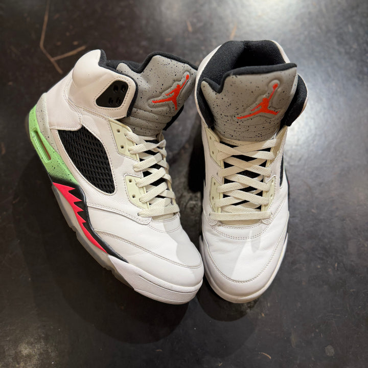 Jordan 5 Poison Green No Box (PREOWNED)