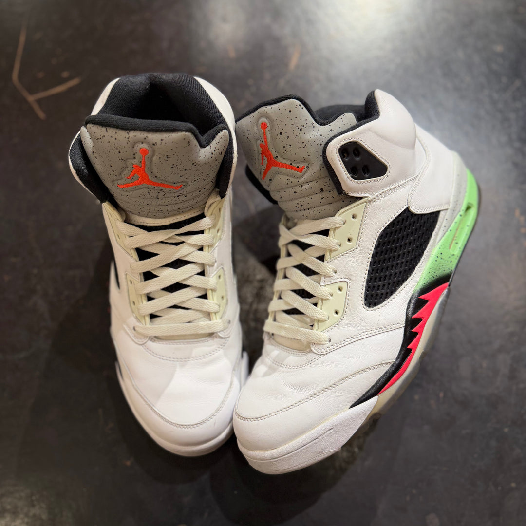 Jordan 5 Poison Green No Box (PREOWNED)