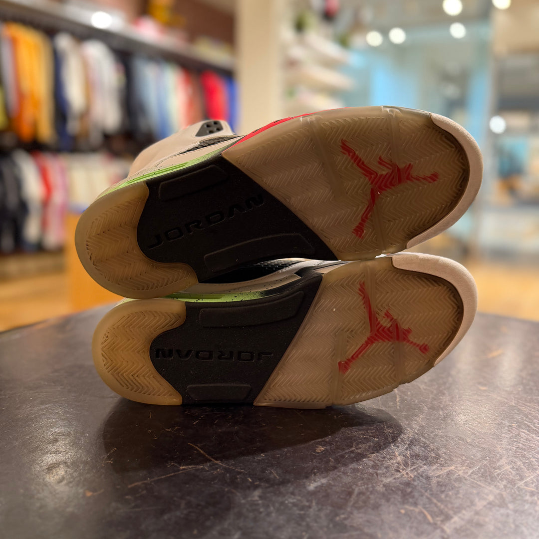 Jordan 5 Poison Green No Box (PREOWNED)