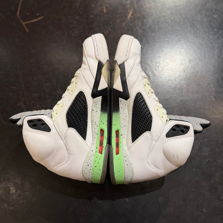 Jordan 5 Poison Green No Box (PREOWNED)