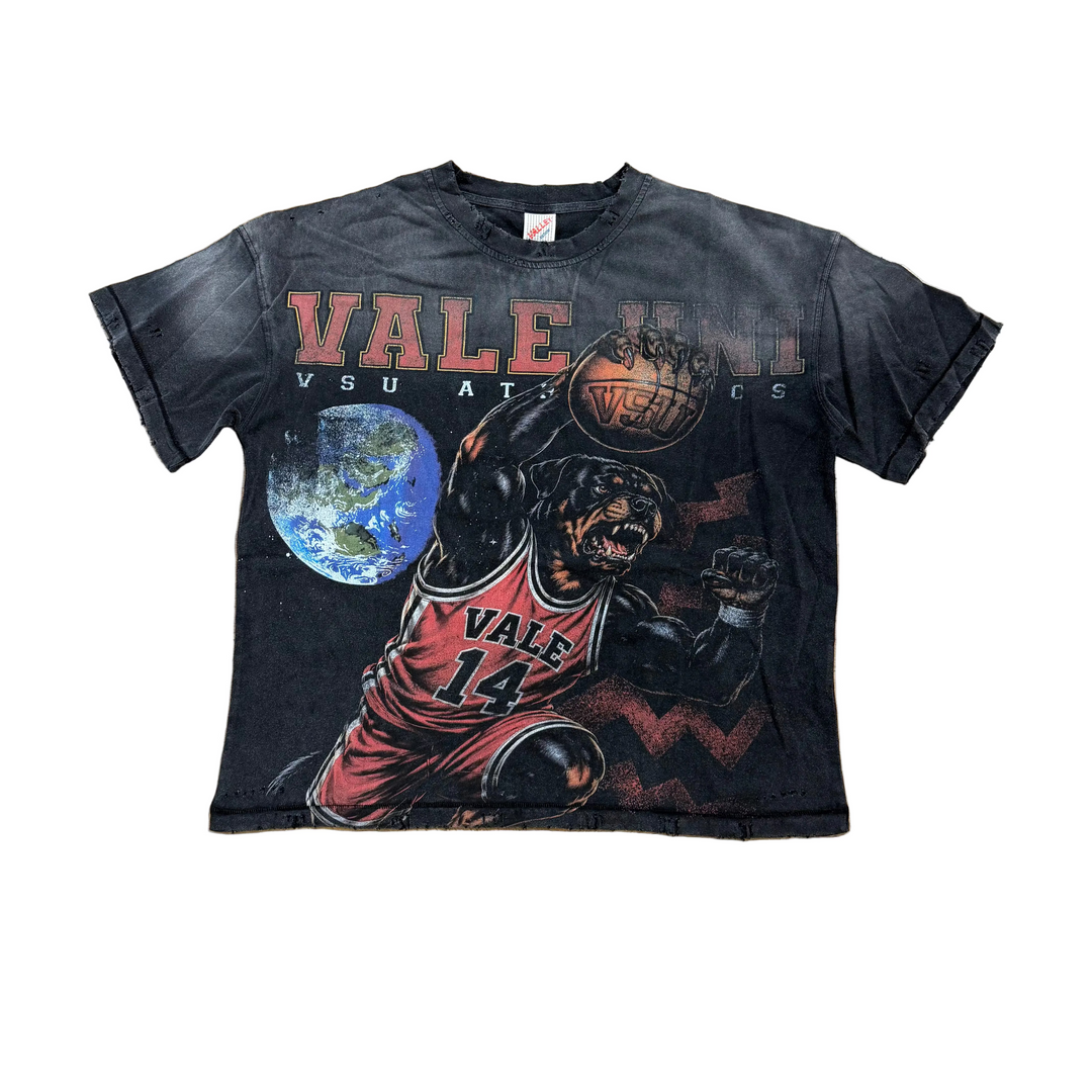 Vale Uni Dog Basketball Tee