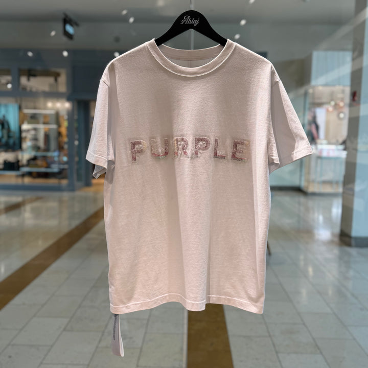 Purple T-Shirt Multi Color Logo White (PREOWNED)