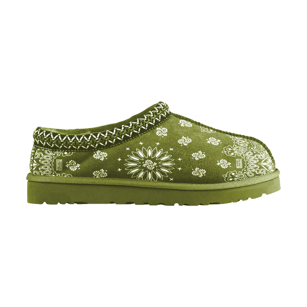 Olive Paisley V2 Slippers Bravest Studio