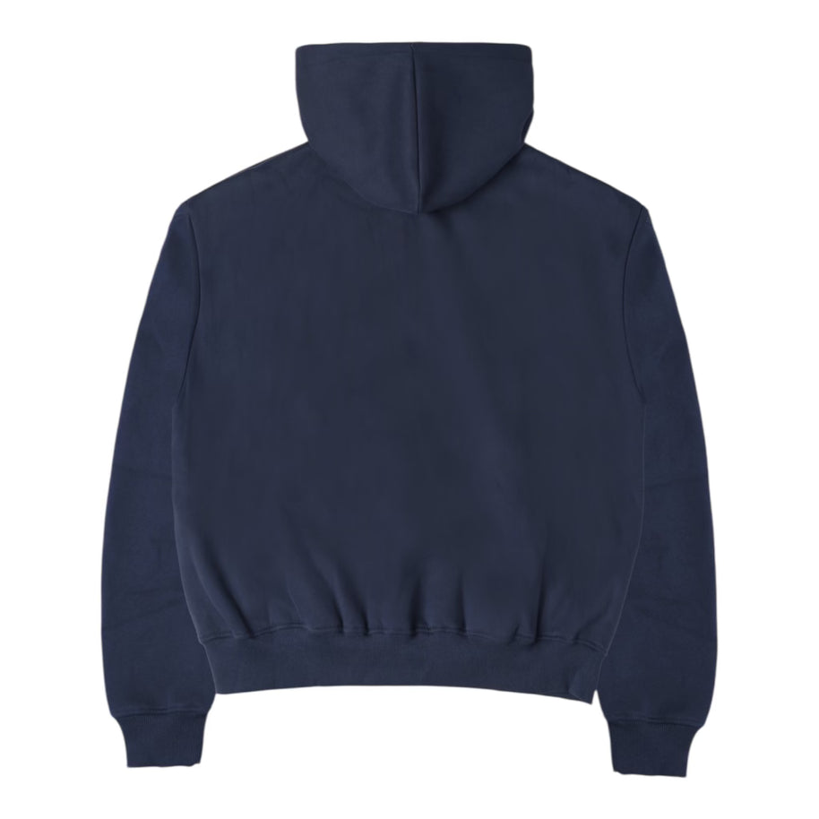 No Feelings Navy 4PF Zip Up Hoodie