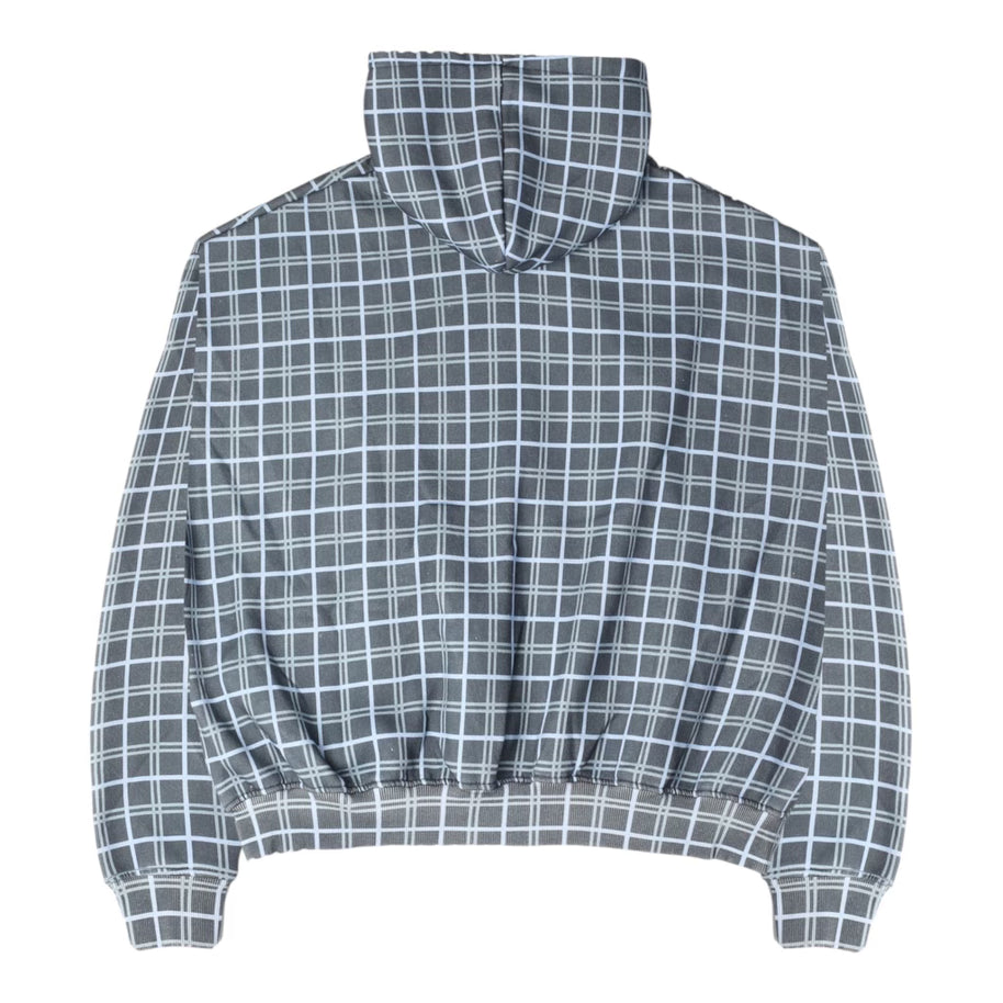 No Feelings Plaid 4PF Zip Up Hoodie